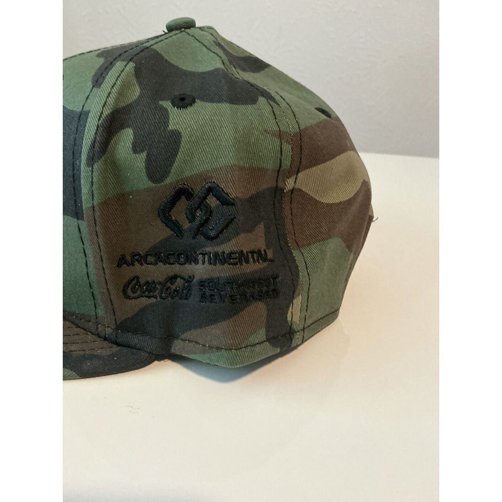 New Era 9Fifty Veteran Camo American Flag Snapback Hat Cap Coca-Cola‎ - Picture 4 of 4
